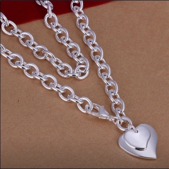 Heart pendant ❤️ necklace - Picture 2 of 6